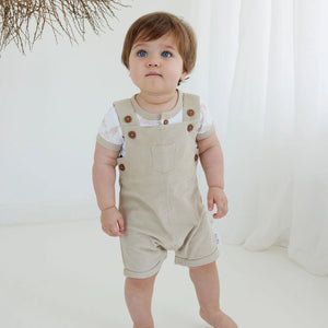 Sand Cord Overalls-Aster & Oak-000-Little Soldiers