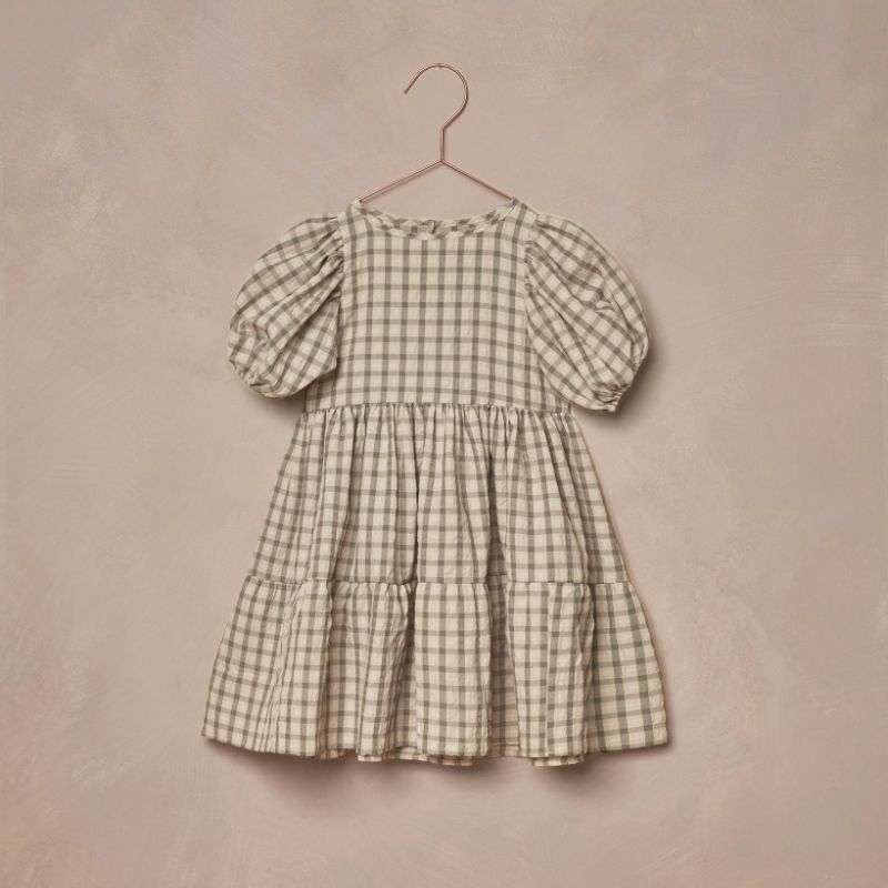 Chloe dress - Autumn plaid-Dress-Nora Lee-18m-Little Soldiers